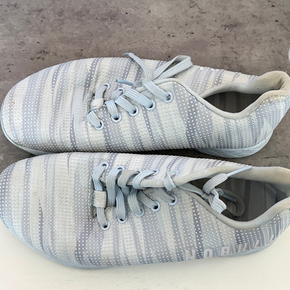 NOBULL Pale Blue Knit Training Shoe